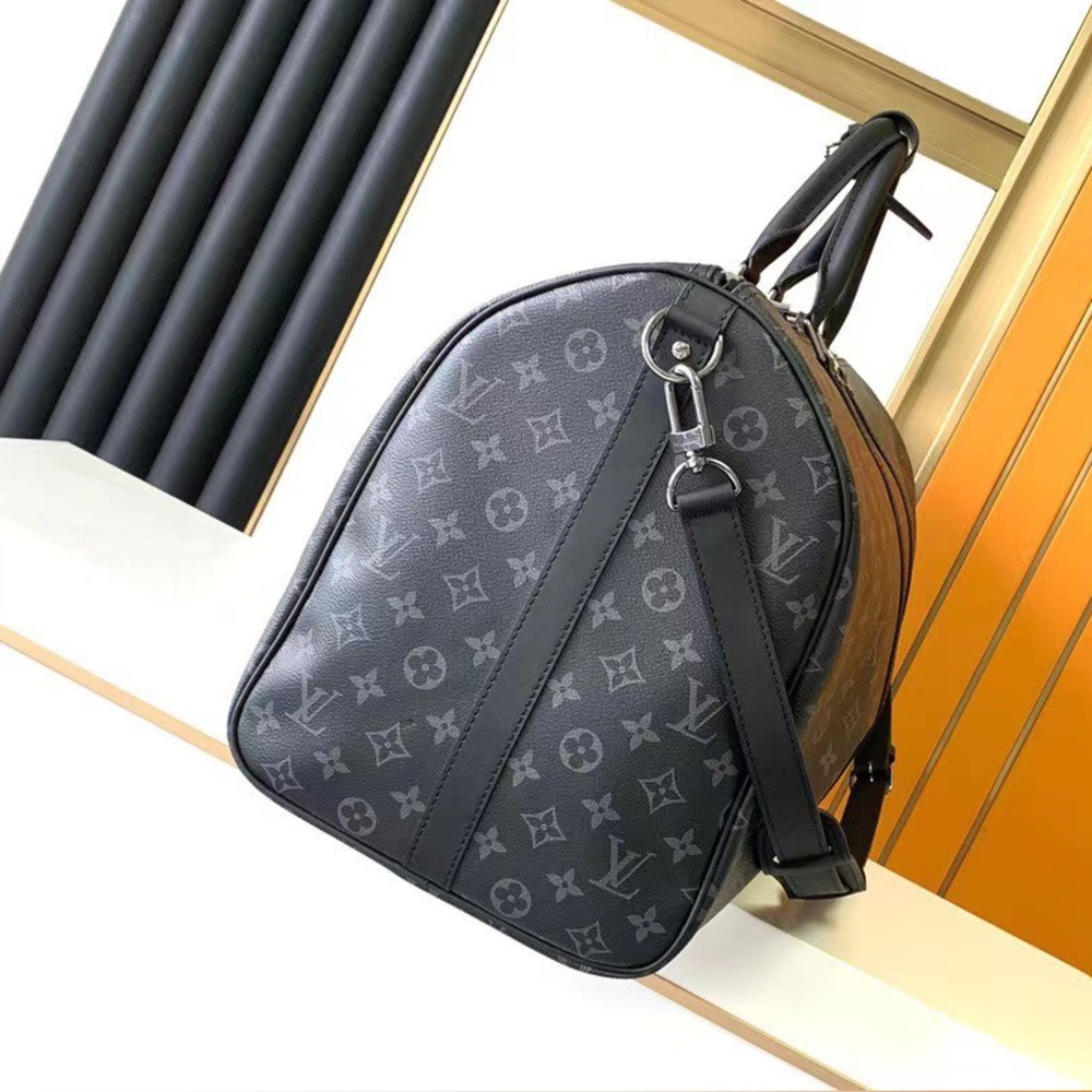 Louis Vuitton Monogram Eclipse KEEPALL BANDOULIèR… - image 3